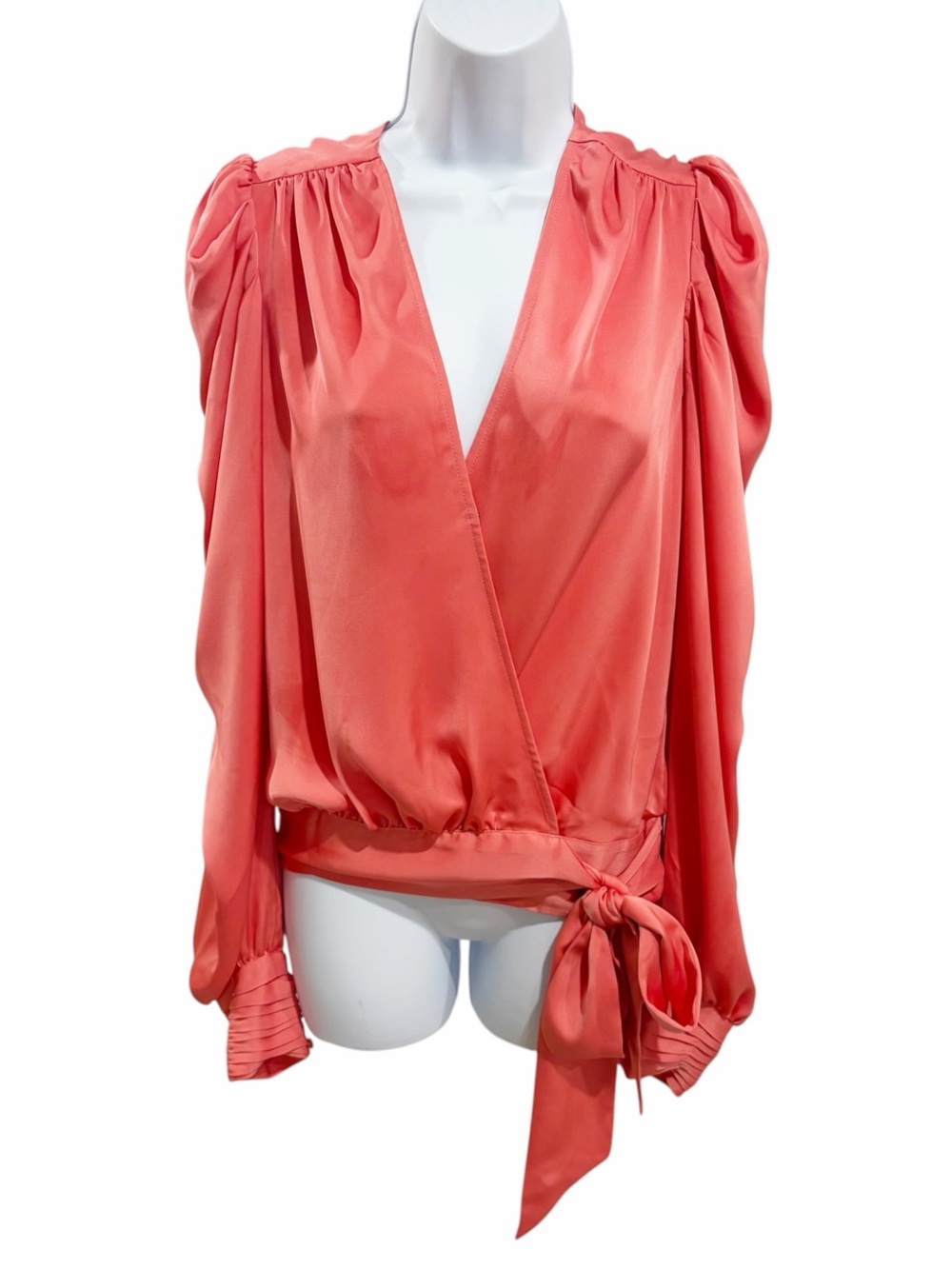 Ramy Brook Satin Pauline Blouse size small